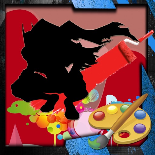 Paint For Kids Games batman Edition Icon