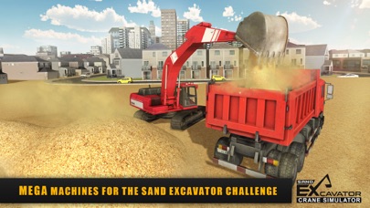 Sand Excavator Crane Simulator 3D - Be a Crane Operator & Drive loader Truck From Quarry To Construction Site 1.0.3 IOS -