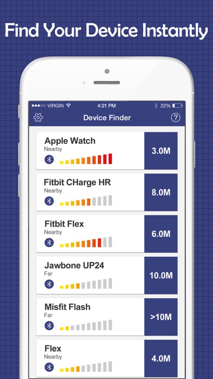 Device Finder - Find Missing Fitbit, Gear or Any Bluetooth Device!