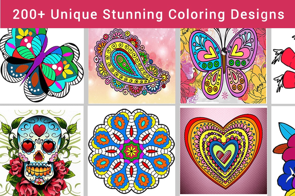 Colorment: Free Stress Relieving Mandala Coloring Books screenshot 3