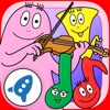 Barbapapa and the musical instruments