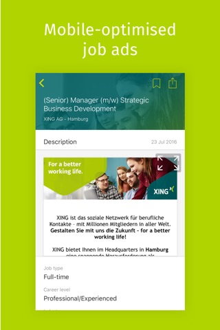 XING Jobs - Find the Right Job screenshot 2