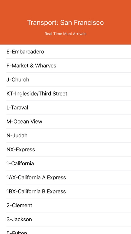 transport: real time san francisco muni arrival information - free