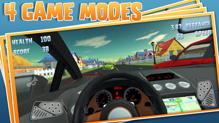 Toon Racer 2: 3D First Person Racing Game screenshot-3