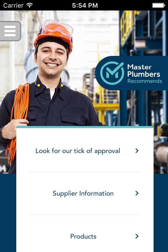 Master Plumbers Recommends