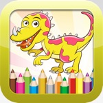 Dinosaur Coloring Book   Educational Color and  Paint Games Free For kids and Toddlers