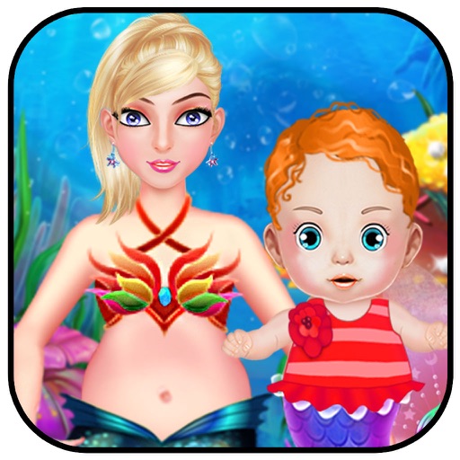 Mermaid Baby Care - Baby Born Dress Up Makeup and Spa with Mermaid World