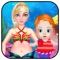 Mermaid Baby Care - Baby Born Dress Up Makeup and Spa with Mermaid World