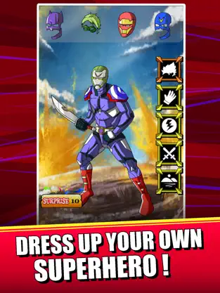 Captura de Pantalla 3 Create Superhero Captain - Dress Up Games For Batman & Superman Edition iphone