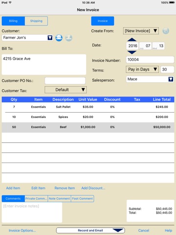 Express Invoice Pro 2022 screenshot 3