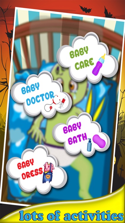 Zombies New Born Baby Caring - A New Baby Care & Dress Up Zombie Game screenshot-4