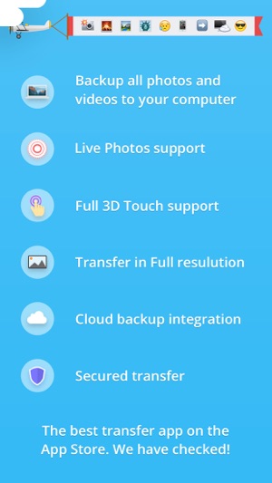 ‎Photo Transfer 3.0 wifi - share and backup your photos and videos Screenshot