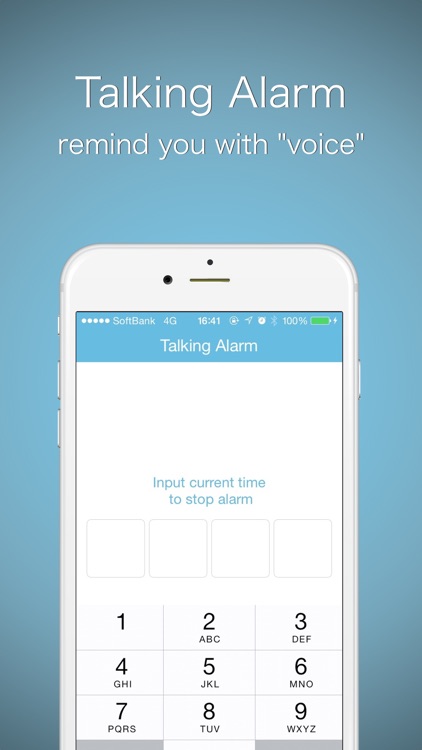 Talking Alarm Clock -free app with speech voice