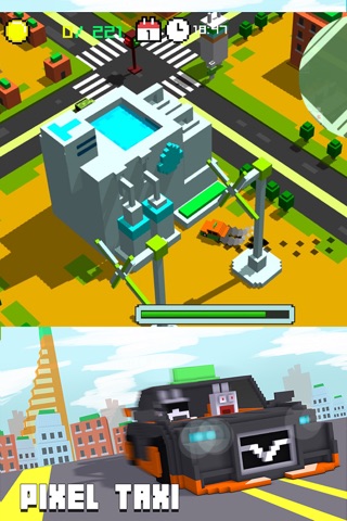 Pixel Taxi : Rabbit Town screenshot 2