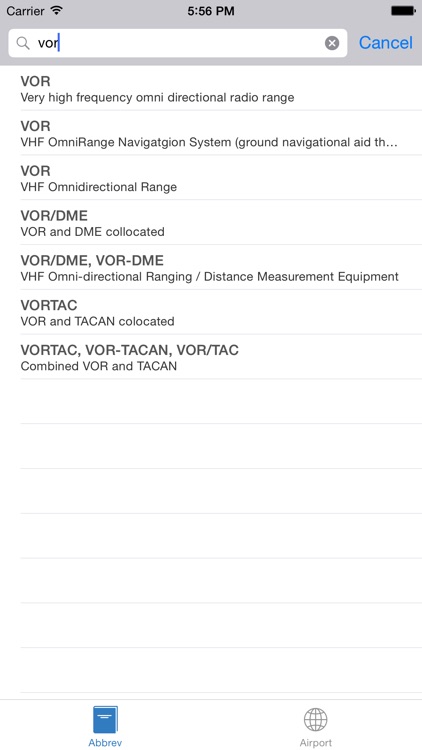 AviationABB - Aviation Abbreviation and Airport Code