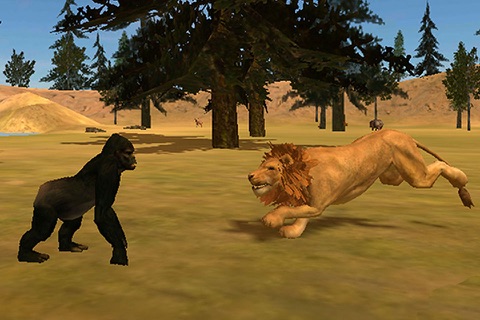 Wild Stray Hungry Gorilla Sim-ulator : Angry Monkey Attack screenshot 3