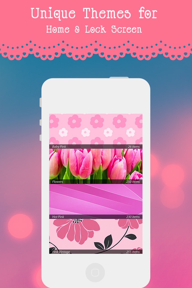 Stylish Pink Live Wallpapers & Backgrounds – HD quality Girly Theme Lock Screen Wallpaper screenshot 3