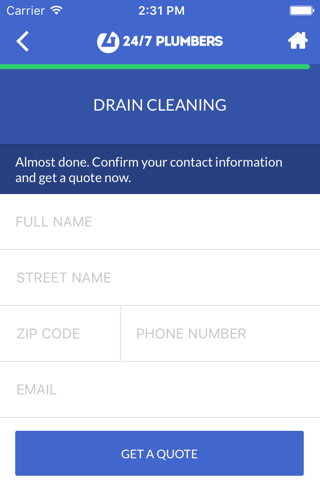 24/7 Plumbing App - Find qualified plumbers in your area for drain cleaning, plumbing repairs, plumbing installations, water heater repair and all other projects. screenshot 2