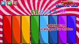 Game screenshot DoReMi Piano For Kids mod apk