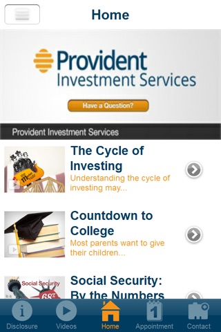 Provident Investment Services screenshot 2