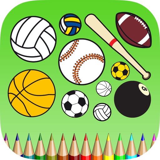 Sport Coloring Book: Learn to color and draw an athlete, football player, tennis and more