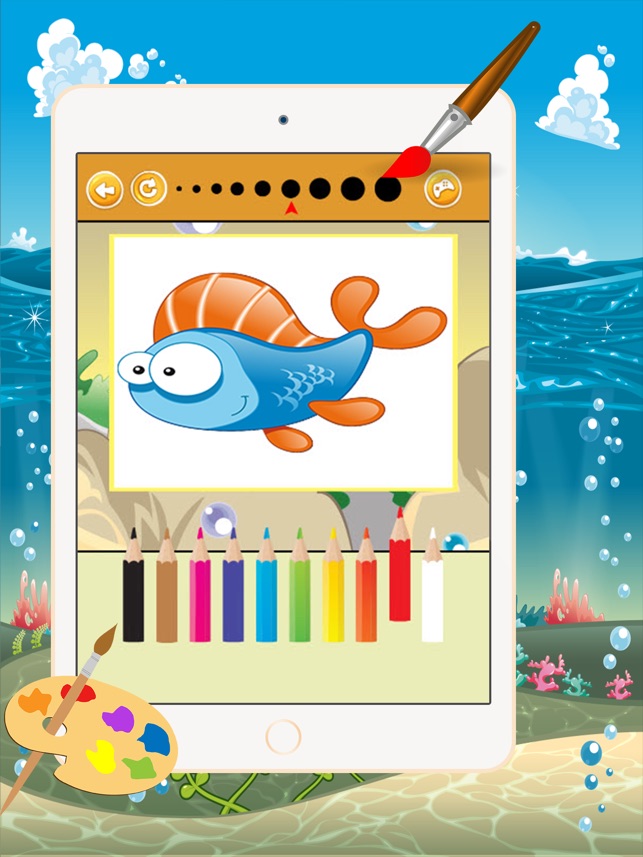 Download Marine Animals Coloring Book All In 1 Sea Animals Drawing And Painting Colorful For Kids Games Free On The App Store