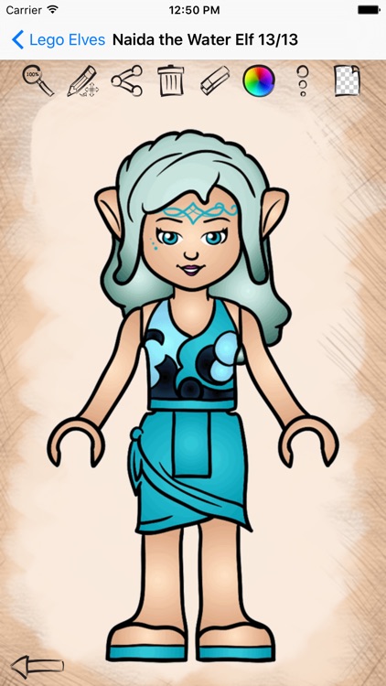Draw And Paint Lego Elves Characters Edition screenshot-4
