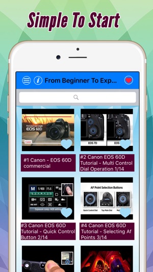 Guide And Training For Canon EOS 60D(圖1)-速報App