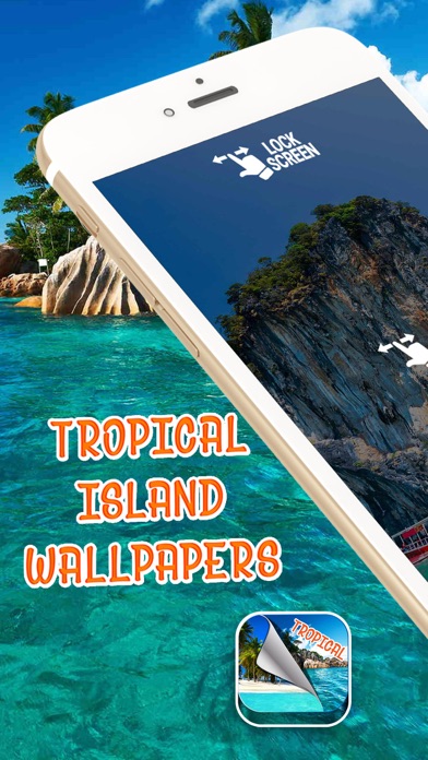 How to cancel & delete Tropical Island Wallpapers – Beautiful Summer Beach and Palm Trees Pictures from iphone & ipad 1