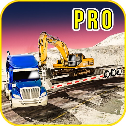 Heavy Machinery Cargo Transporter Truck: Transport Construction Equipment in this Parking Simulator PRO Edition Icon