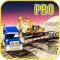 Heavy Machinery Cargo Transporter Truck: Transport Construction Equipment in this Parking Simulator PRO Edition