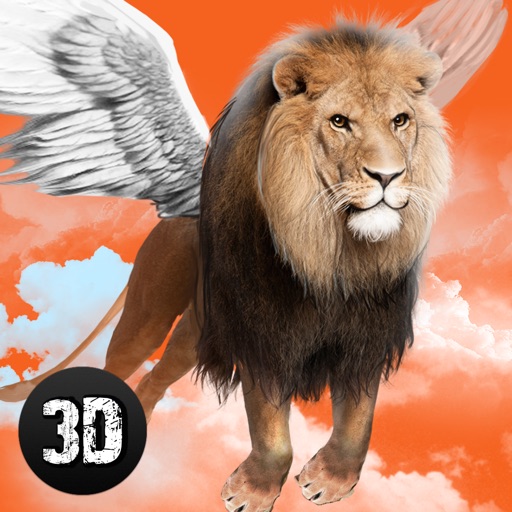 Wild Flying Lion Simulator 3D Full icon