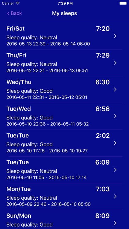 Sleep monitoring screenshot-4