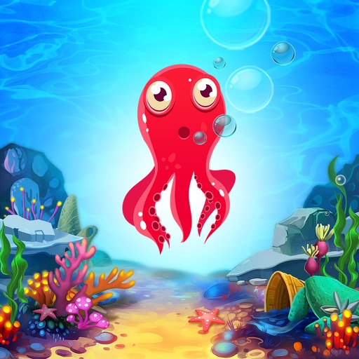 Octopus Jump - Best free octopus jump up by crossing fishes & crocodiles iOS App