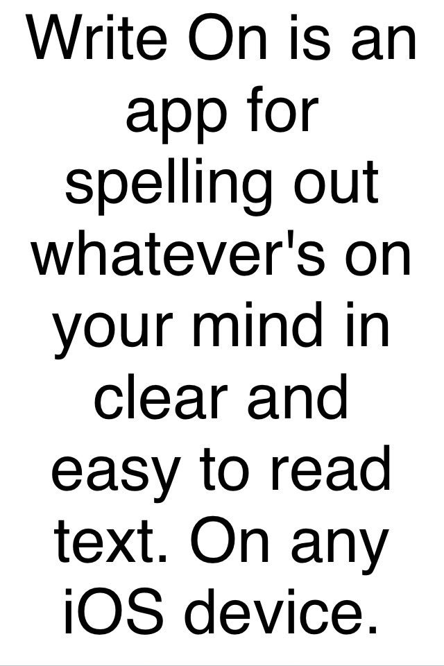Write On - Spell out what's on your mind screenshot 2