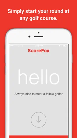 Game screenshot ScoreFox - Simple Golf Scoring apk