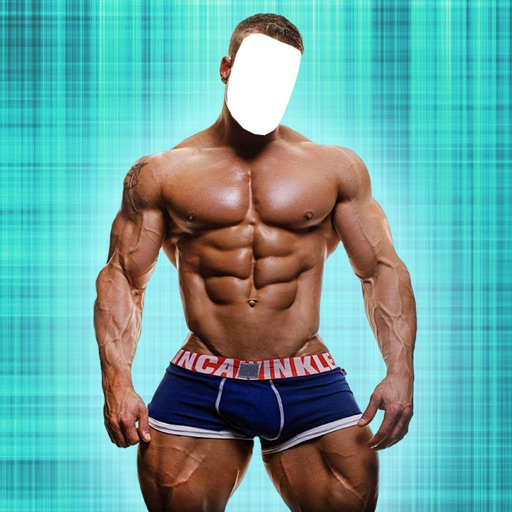 Body Building Photo Montage Fit.ness Game for Men - Get Virtual Six Pack Ab.s and Strong Muscle Free