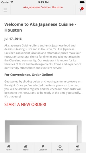 Aka Japanese Cuisine - Houston Online Or