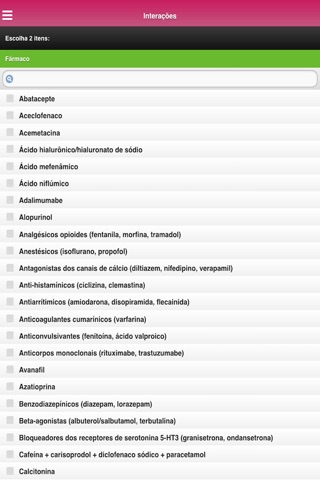 Interações Medicamentosas Ortopedia e Reumatologia screenshot 4