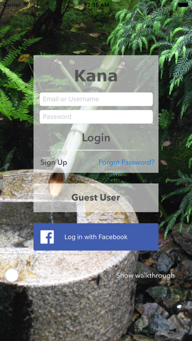 How to cancel & delete Kana from iphone & ipad 1