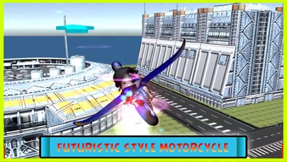How to cancel & delete Flying Motorcycle Simulator – Futuristic bike Air flight stunts Free Game from iphone & ipad 1