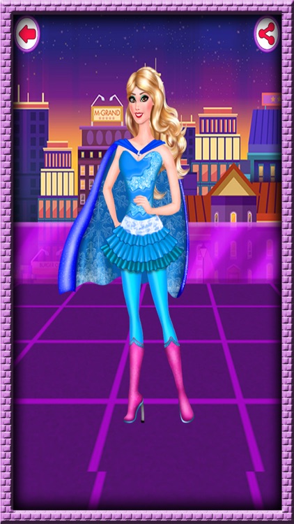 SuperHero Girl Dress Up screenshot-4