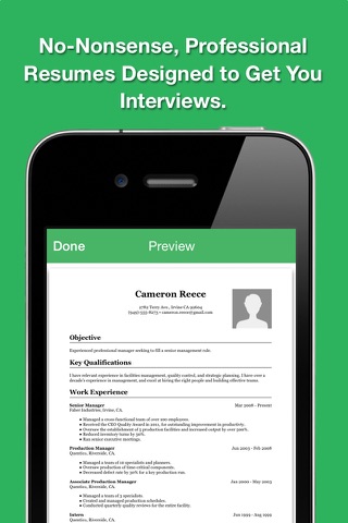Smart Resume Pro - náhled