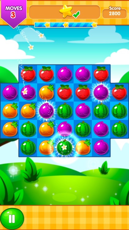 Splash Juice Jam:Fruit Fresh Smash Match 3 Free screenshot-4