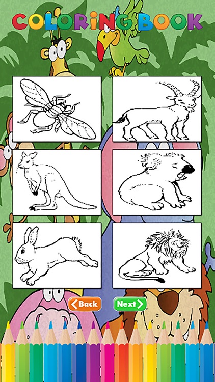 Wild Animals Coloring Book for Kids - All Pages Coloring and Painting Book Games Free HD screenshot-3