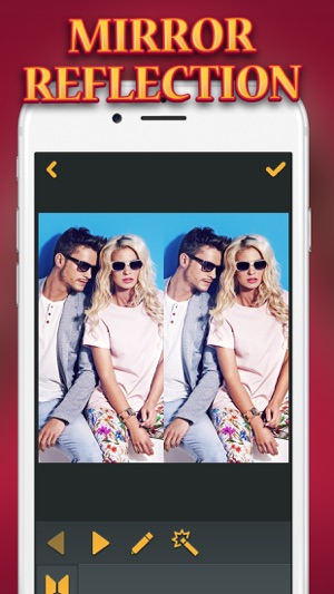 鏡面反光照片編輯器 – 拆分和克隆图片带双曝光相机效果(圖4)-速報App