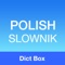 Polish English Dictionary & Thesaurus & Translator  / Inglês - Tłumacz i Słownik Polski