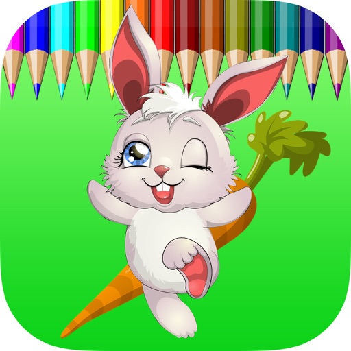 Coloring Book Rabbit free game for kids