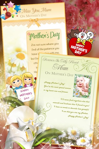 Mother's Day Photo Frame.s, Sticker.s & Greeting Card.s Make.r HD screenshot 3