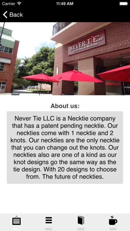 NEVER TIE LLC